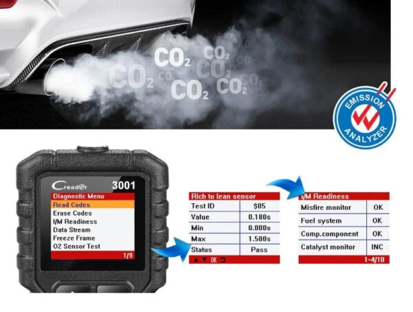 Launch CR3001 Full OBD2 Scanner: Your Ultimate Car Diagnostic Tool. - Image 4